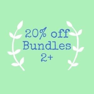 20% off bundles of 2 or more